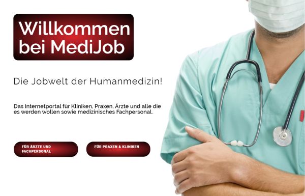 MediVerm Ärztevermittlung Willkommen bei MediJob Grafik